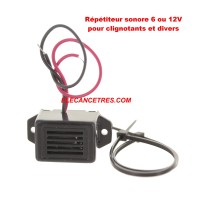 Avertisseur acoustique - buzzer 6V /12V