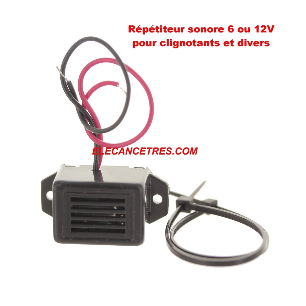 Avertisseur acoustique - buzzer 6V /12V