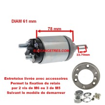 Relais de démarreur BOSCH  0 331 400 003