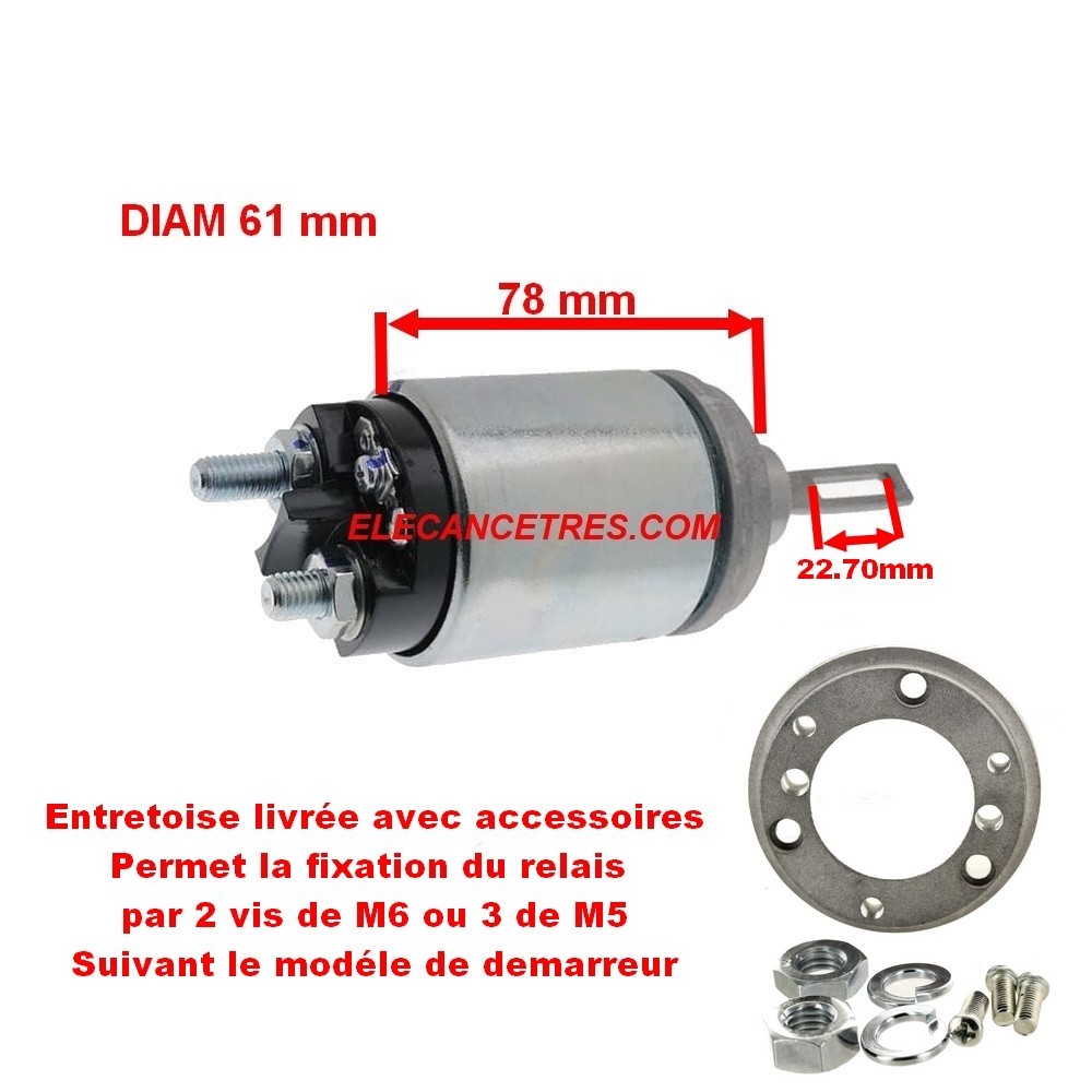 Relais de démarreur BOSCH  0 331 400 003