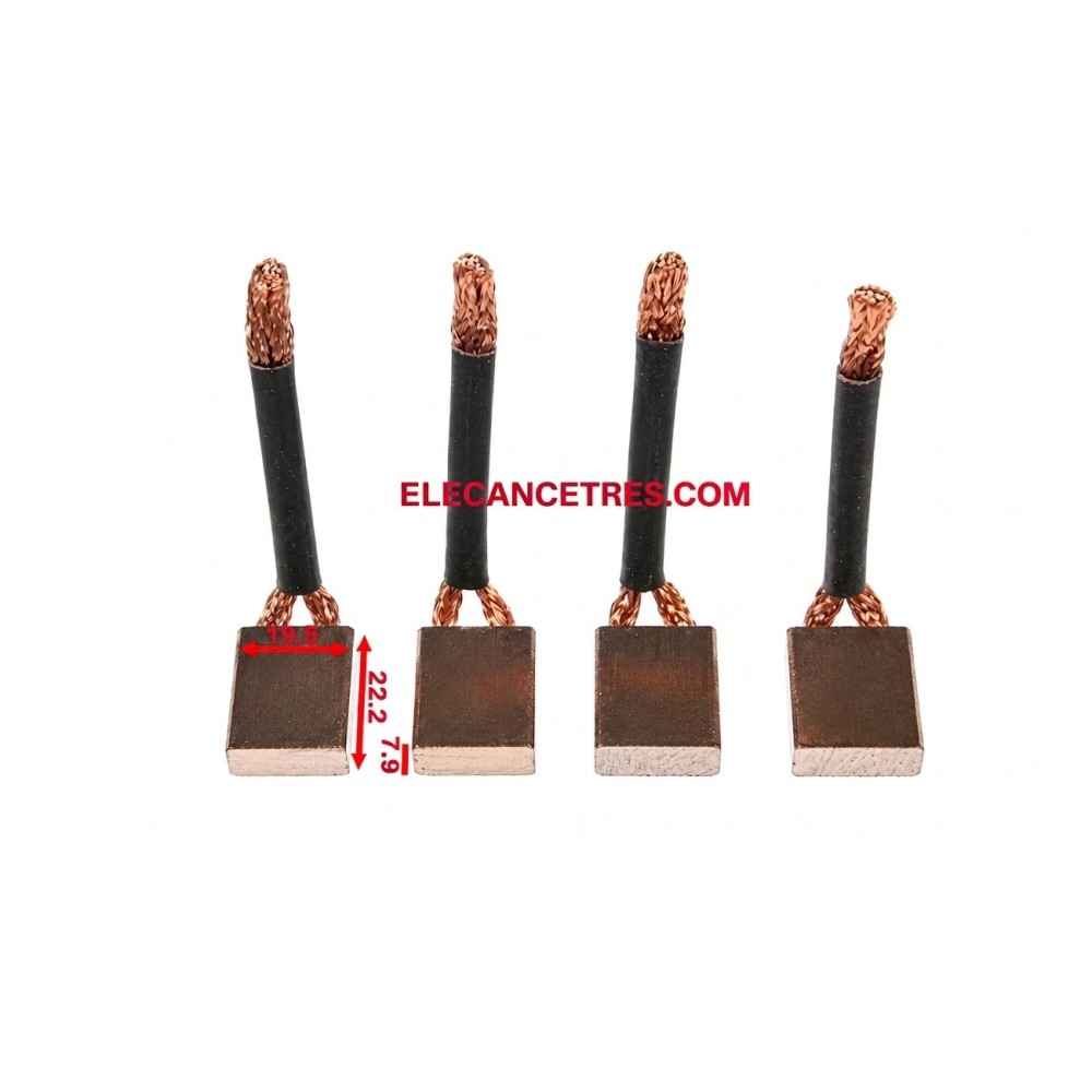 Balais Charbons LUCAS 54258592 pour démarreur
